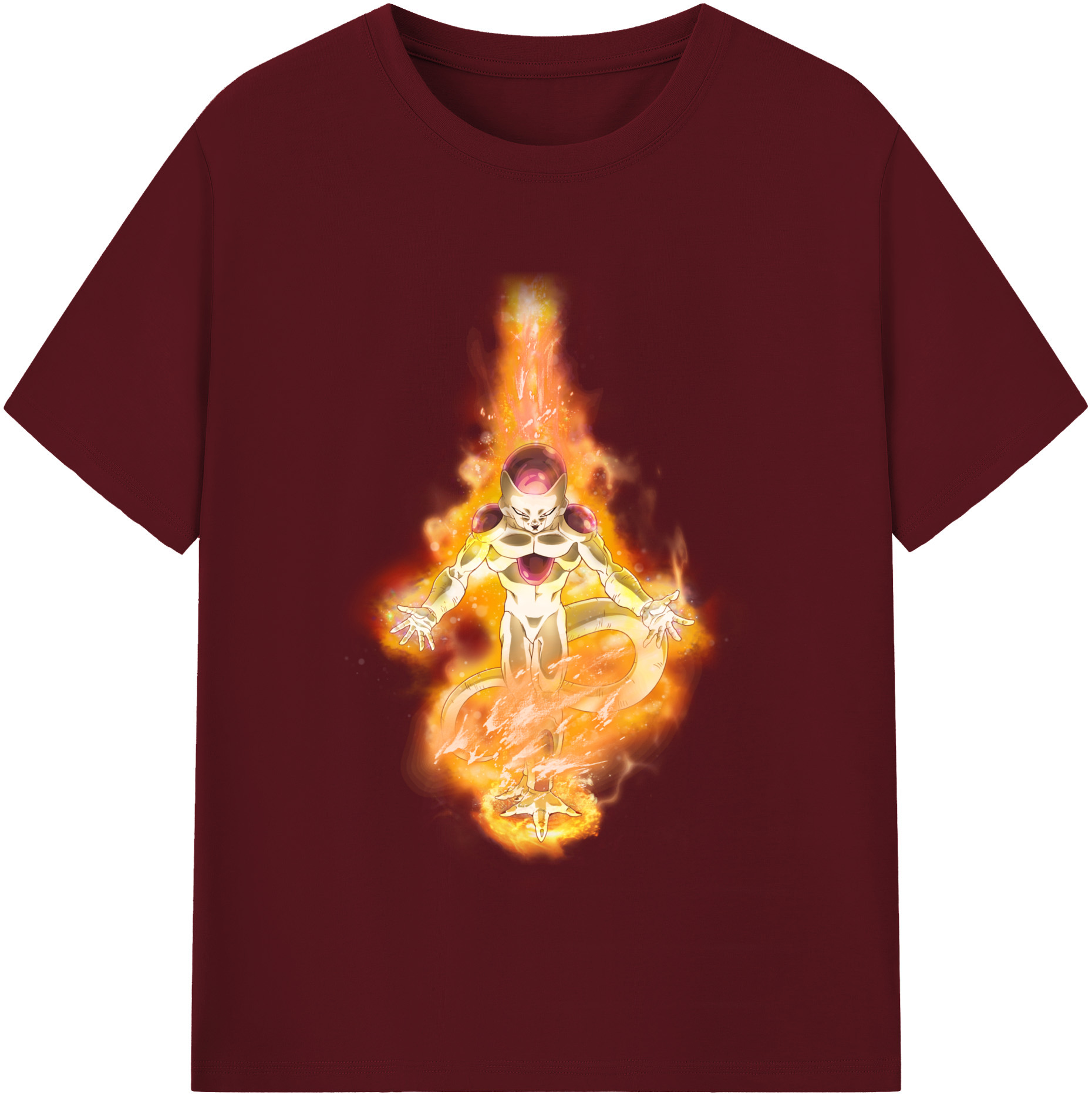（画像用） ドラゴンボール フリーザ DRAGON BALL Frieza 綿100％半袖Tシャツ（フロントプリント）